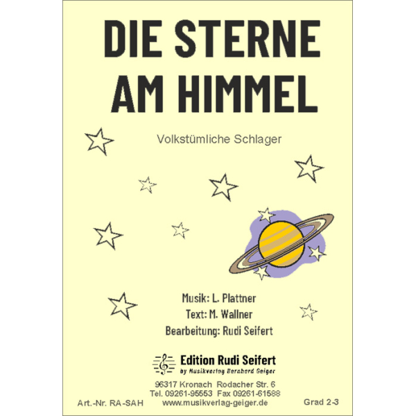 Die Sterne am Himmel (Polka) (Concert Band)