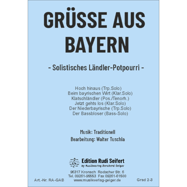 Grüße aus Bayern (Medley) Blasmusik