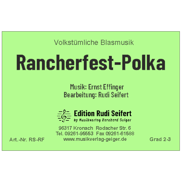 Rancherfest-Polka (Kleine Blasmusik)