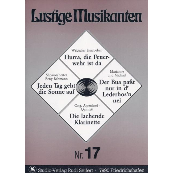 Lustige Musikanten 17 (Songbuch)