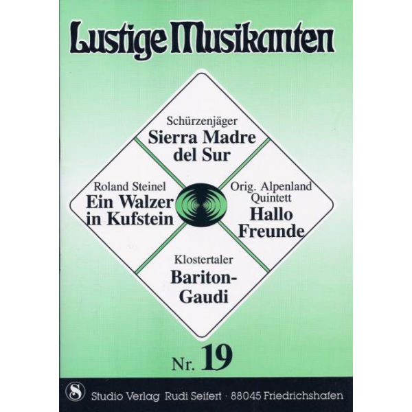 Lustige Musikanten 19 (Songbuch)