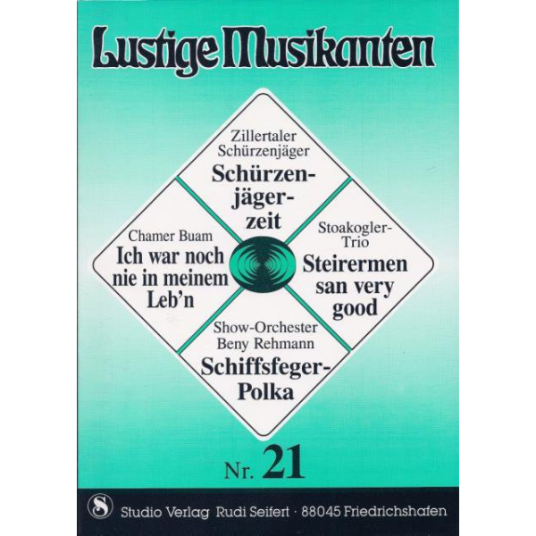 Lustige Musikanten 21 (Songbuch)