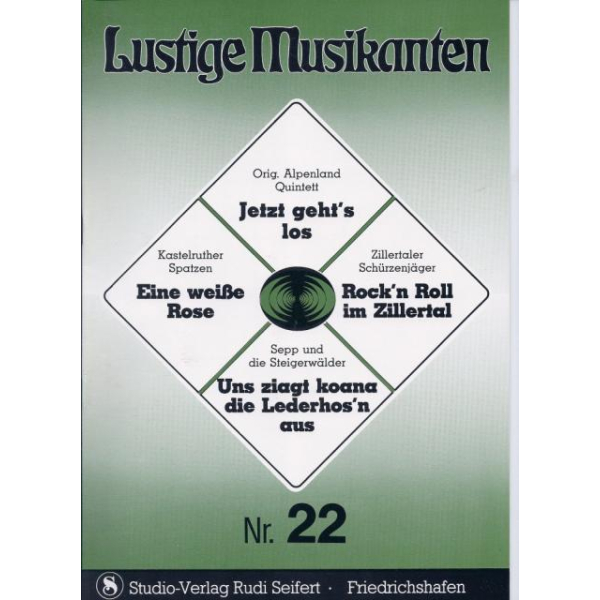 Lustige Musikanten 22 (Songbuch)