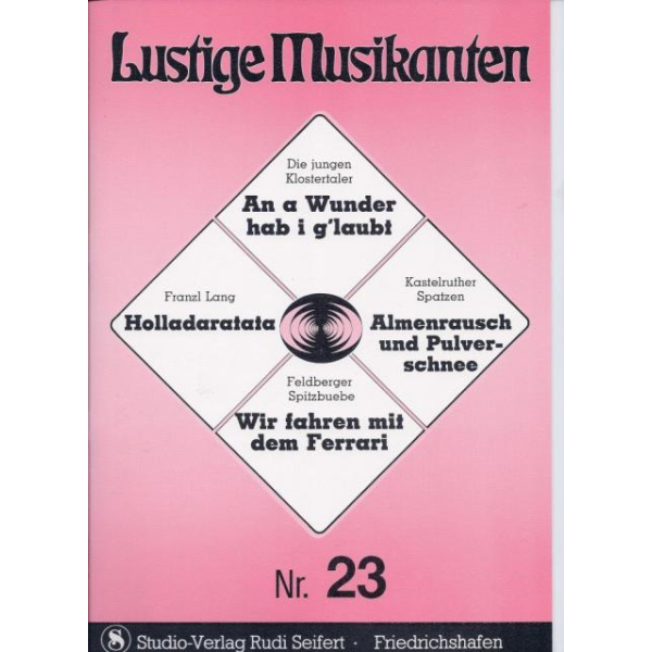 Lustige Musikanten 23 (Songbuch)
