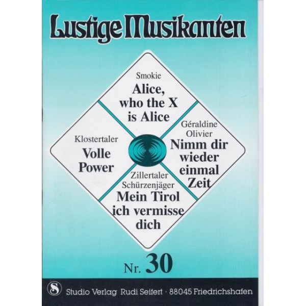 Lustige Musikanten 30 (Songbuch)
