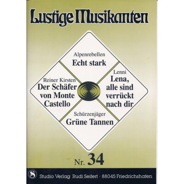 Lustige Musikanten 34 (Songbuch)
