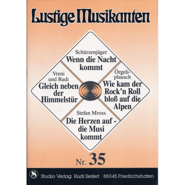 Lustige Musikanten 35 (Songbuch)