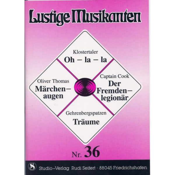 Lustige Musikanten 36 (Songbuch)
