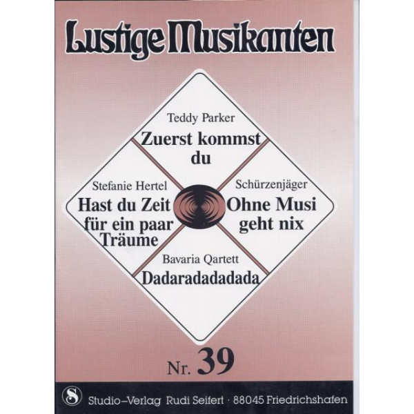 Lustige Musikanten 39 (Songbuch)