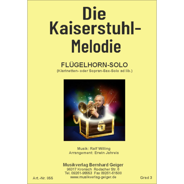 Die Kaiserstuhl-Melodie (Flügelhorn-Solo) (Bigband)