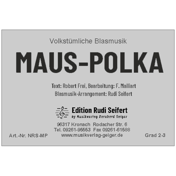 Maus-Polka (Kleine Blasmusik)