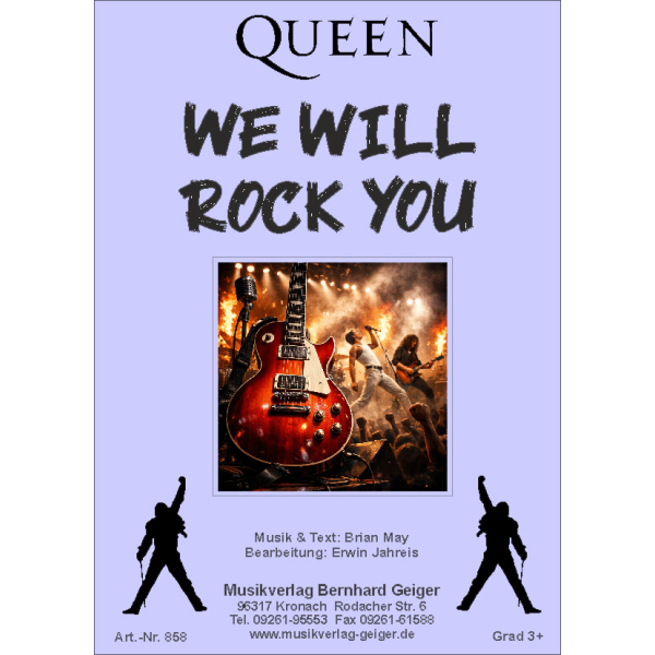 We will rock you (Queen) (Concert Band)