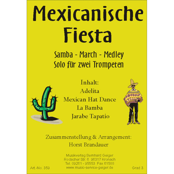 Mexicanische Fiesta - Samba-March-Medley box