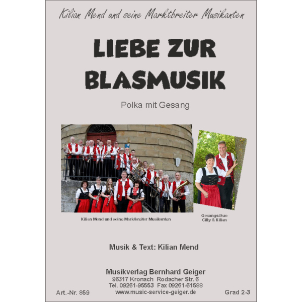Liebe zur Blasmusik (Polka) (Blasmusik)