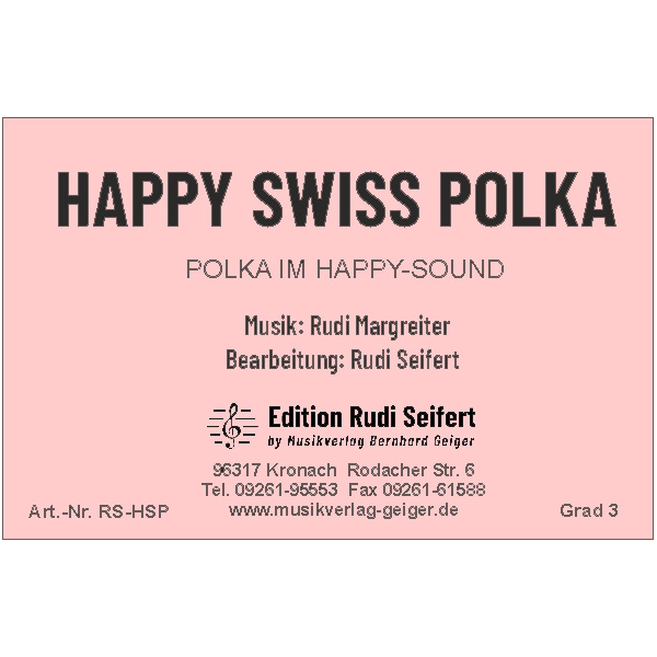 Happy Swiss Polka (Happy Sound) Blasmusik