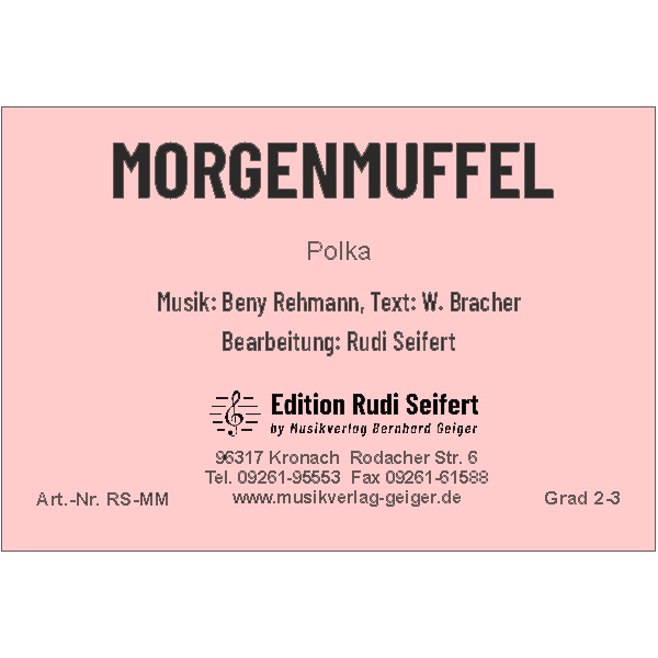 Morgenmuffel Polka (Kleine Blasmusik)