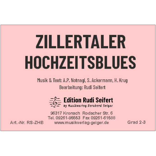 Zillertaler Hochzeitsblues (Schürzenjäger) Kleine 