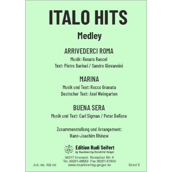 Italo Hits (medley) Big Band