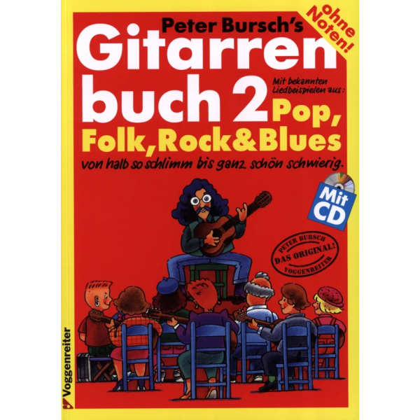Peter Burschs Gitarrenbuch Band 2 mit CD