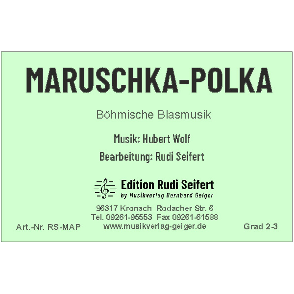 Maruschka Polka (Kleine Blasmusik)