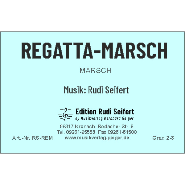 Regatta-Marsch (Small Concert Band)
