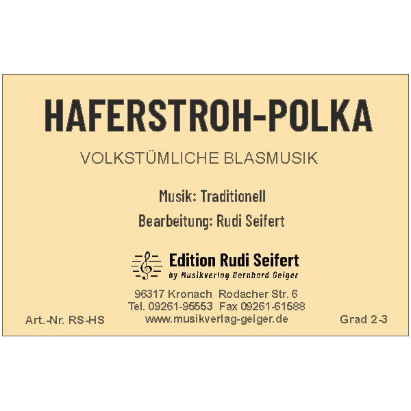 Haferstroh-Polka (Blasmusik)