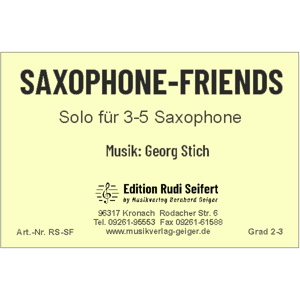 Saxophone-Friends (Concert Band)