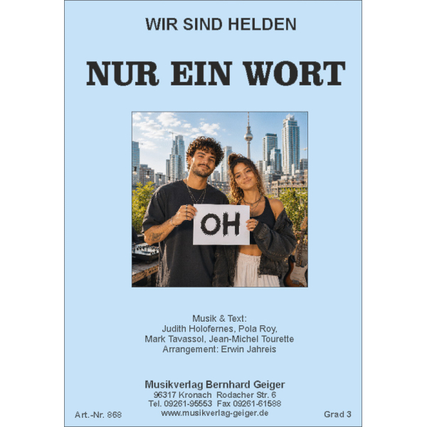 Nur ein Wort - Wir sind Helden (Blasmusi box