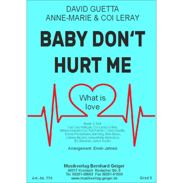 Baby dont hurt me (What is love) (Blasmu box