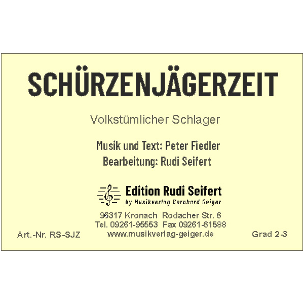 Schürzenjägerzeit (Blasmusik)