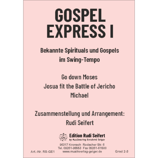 Gospel-Express 1 (medley) (Small Concert Band)