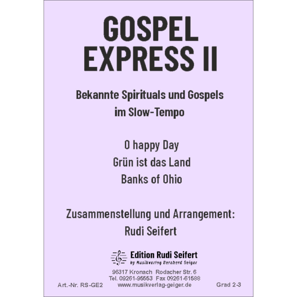 Gospel-Express 2 (medley) (Small Concert Band)