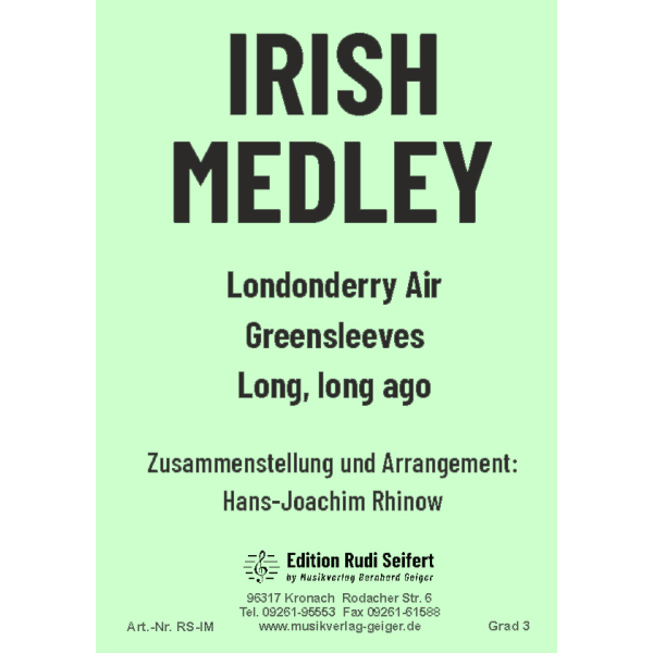 Irish Medley (Small Concert Band)