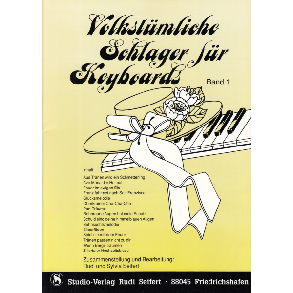 Volkstümliche Schlager für Keyboards - Heft 1