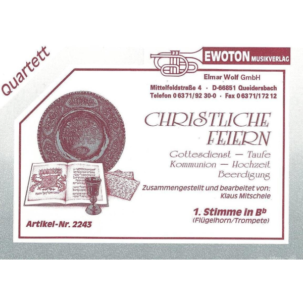 Christliche Feiern (Sammelheft)