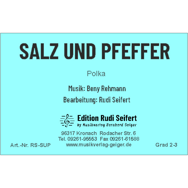 Salz und Pfeffer (Polka) (Kleine Blasmusik)
