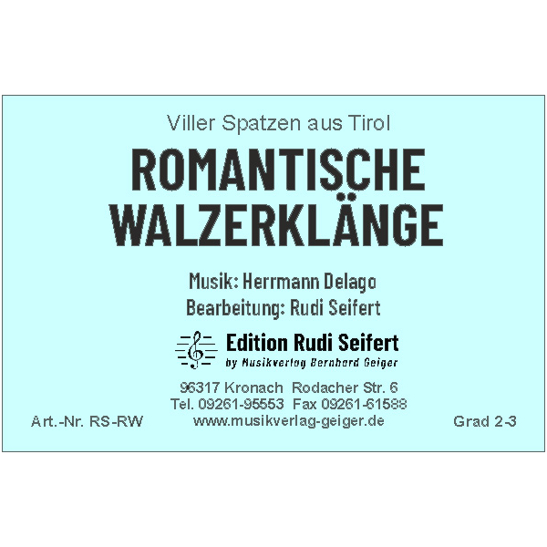 Romantische Walzerklänge (Kleine Blasmusik)