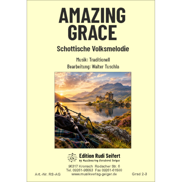Amazing Grace (Walter Tuschla) (Concert Band)