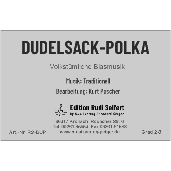 Dudelsack-Polka (Concert Band)