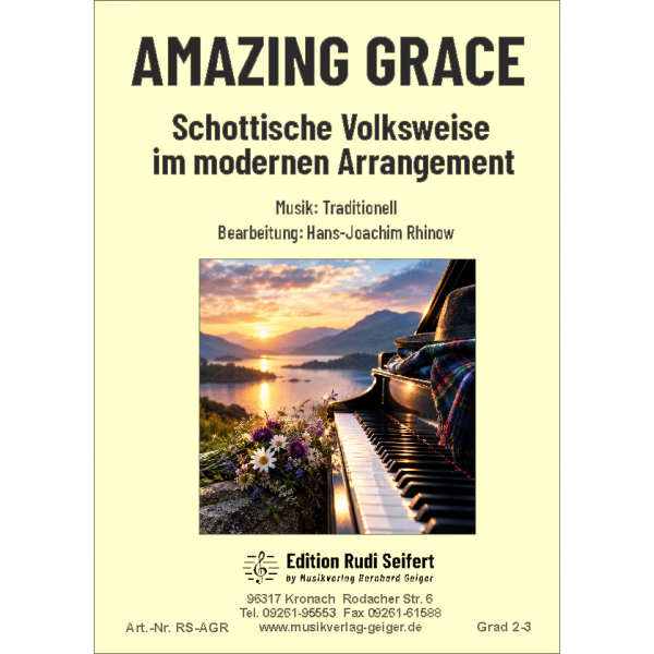 Amazing Grace (Hans-Joachim Rhinow) (Concert Band)
