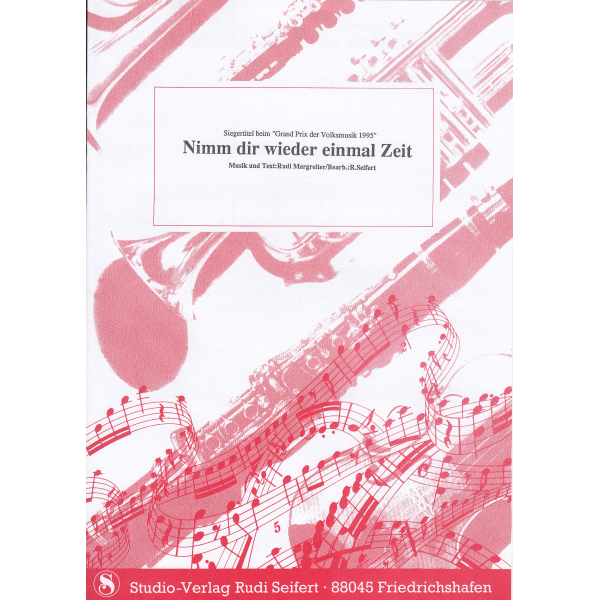 Nimm dir wieder einmal Zeit (Single Sheet)