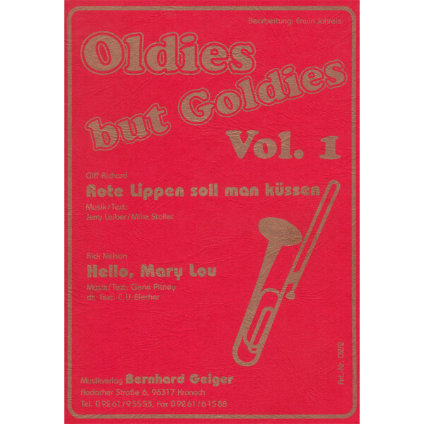 Oldies but Goldies Vol. 1 - Rote Lippen soll man küssen + Hello Mary Lou (Blasmusik)