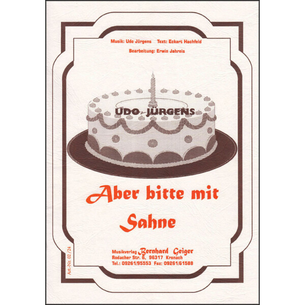 Aber bitte mit Sahne - Udo Jürgens (Blasmusik)