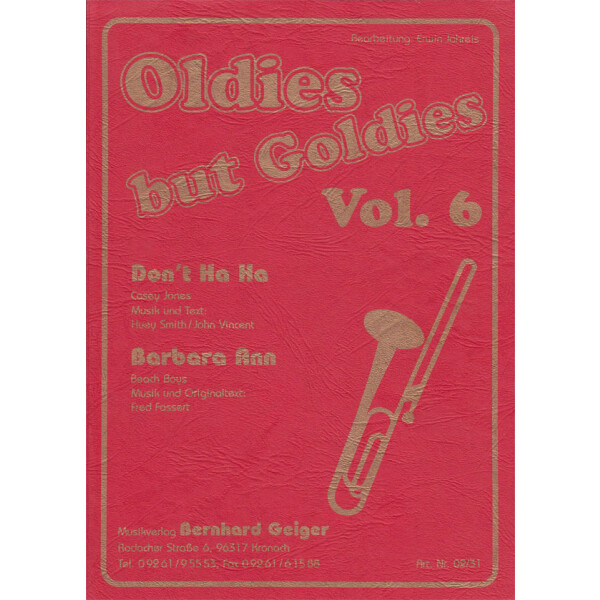 Oldies but Goldies Vol. 6 - Dont Ha Ha + Barbara Ann (Blasmusik)