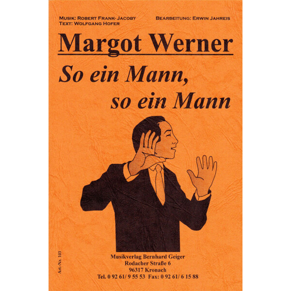 So ein Mann, so ein Mann - Margot Werner (Blasmusik)