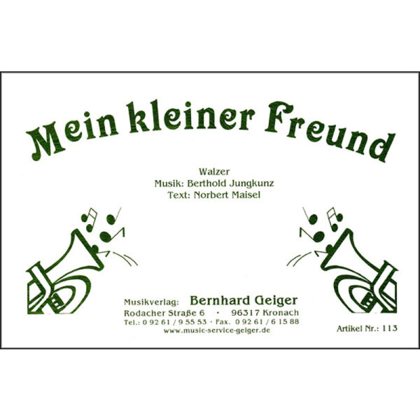 Mein kleiner Freund - Walzer (Blasmusik)