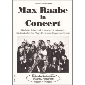 Max Raabe in Concert - Dirigier-Partitur f&uuml;r...