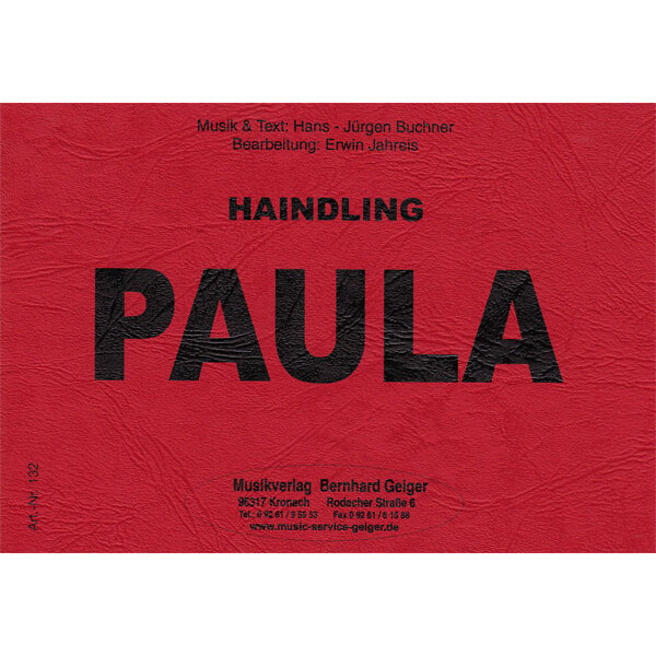 Paula - Haindling (Blasmusik)