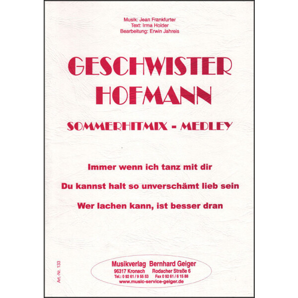 Sommerhitmix-Medley - Geschwister Hofmann (Blasmusik)