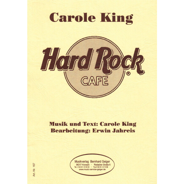 Hard Rock Cafe - Carole King